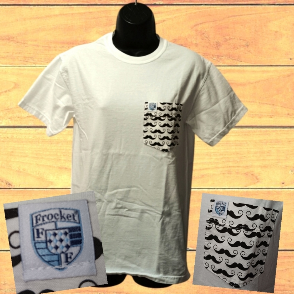 - THE ORIGINAL FROCKET TEE W/HANDLEBAR MUSTACHE POCKET